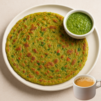 Green Moong Dal Chilla