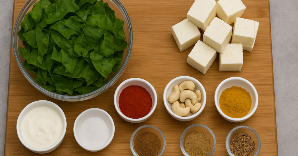 Palak Paneer Without Onion Garlic